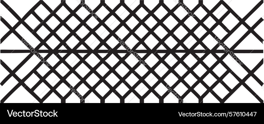 Wavy grid pattern dynamic abstract linear design vector image