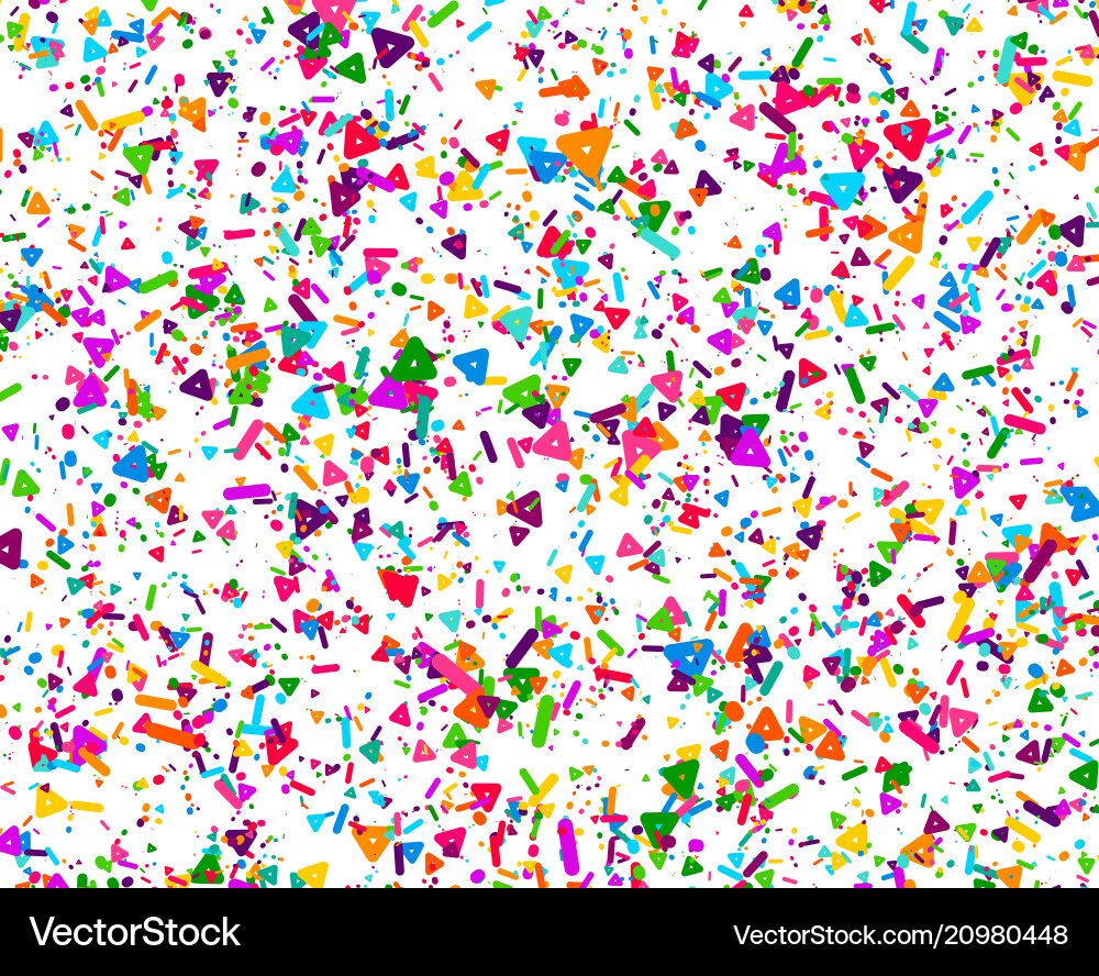 Abstract geometric pattern colored shapes Vector Image