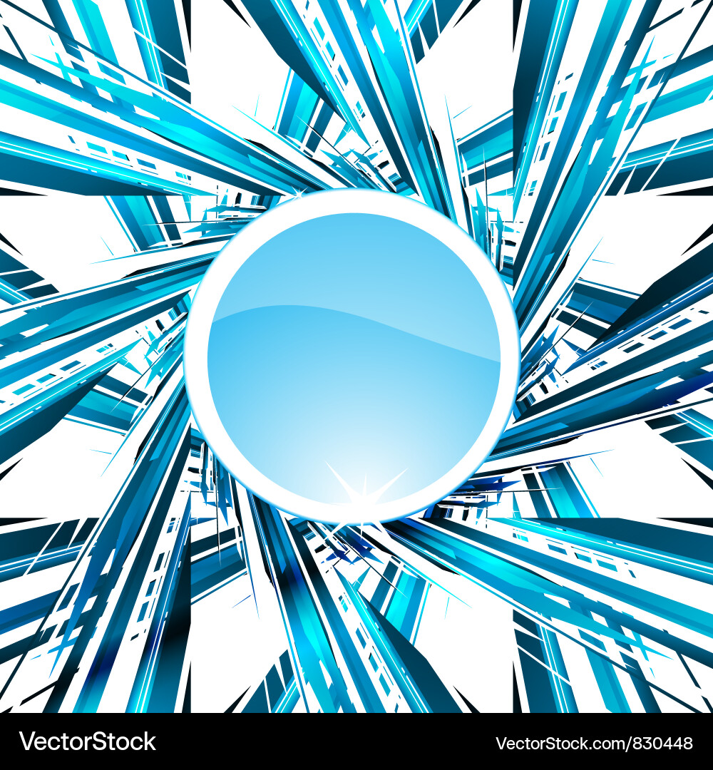 Dynamic Blue Abstract Background vector image