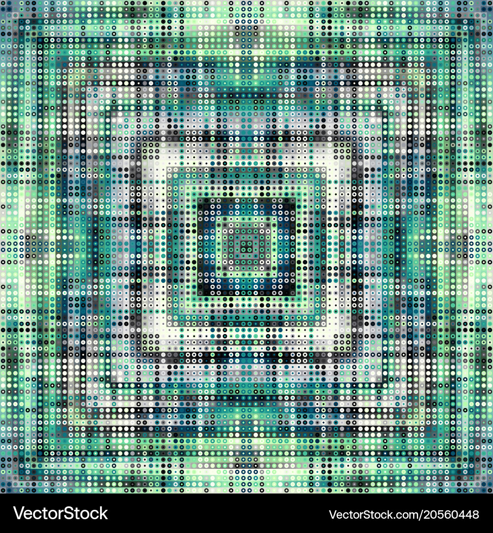 Geometric abstract pattern vector image