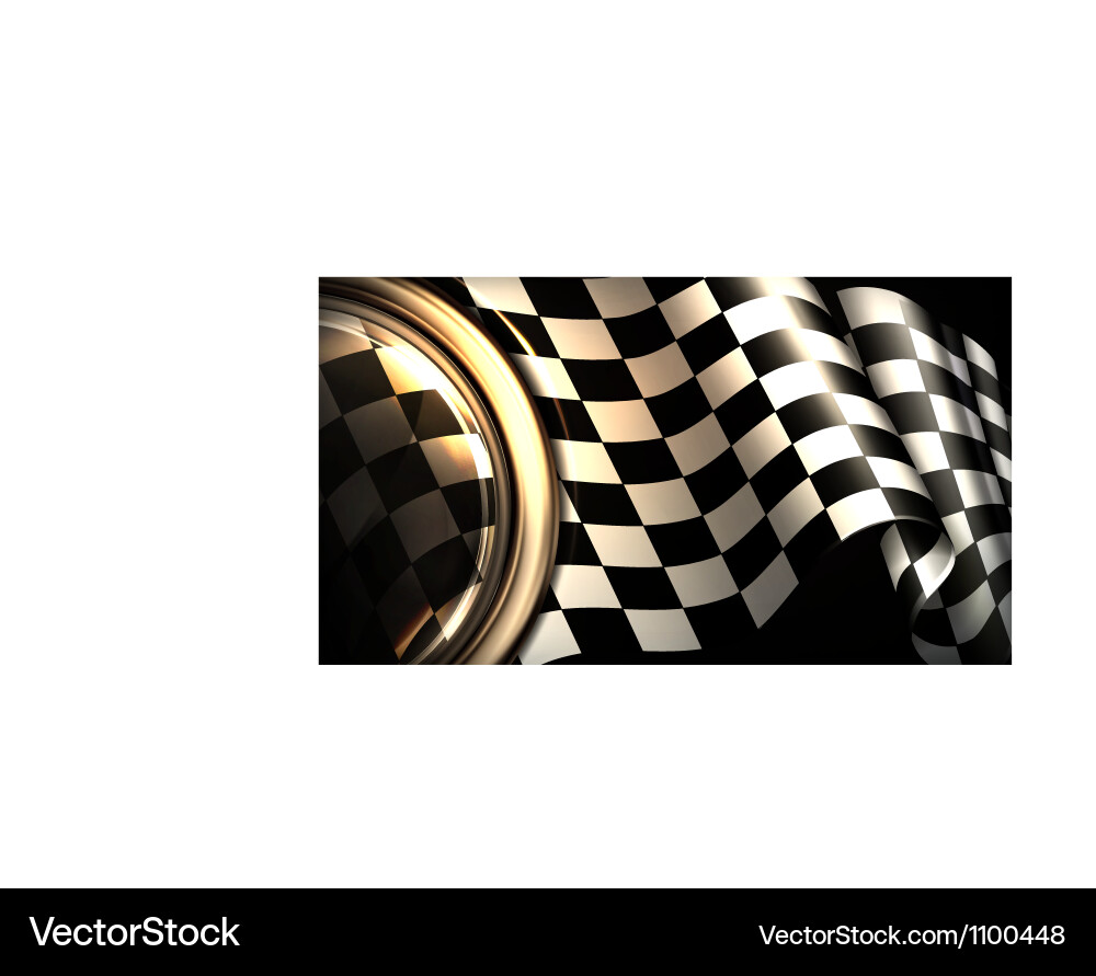 Horizontal Checkerboard Pattern vector image