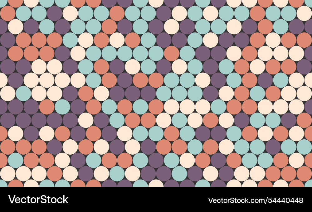 Polka dot with a repeating round spot pattern Vector Image