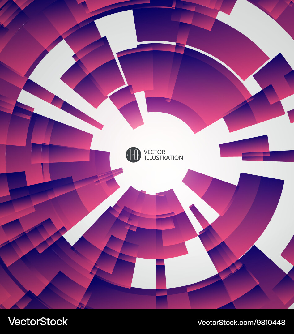 Radial abstract graphics Vector Image
