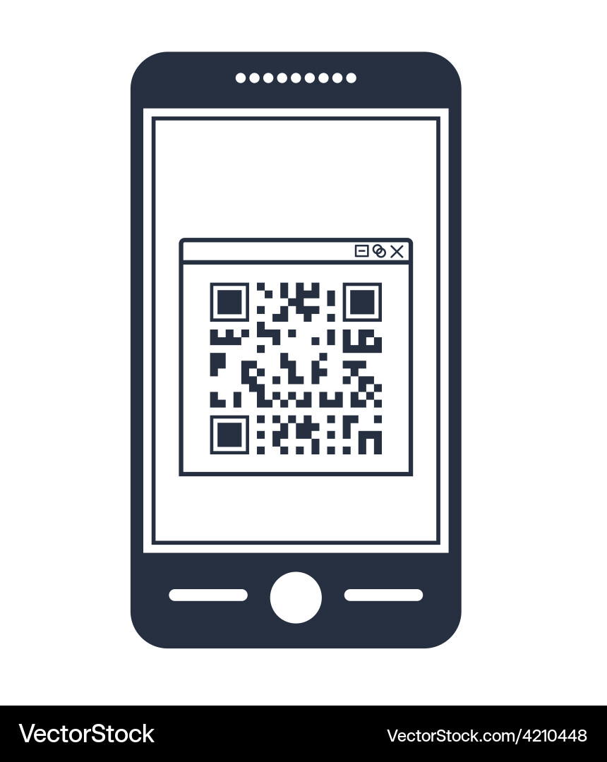 Scan qr code design Vector Image