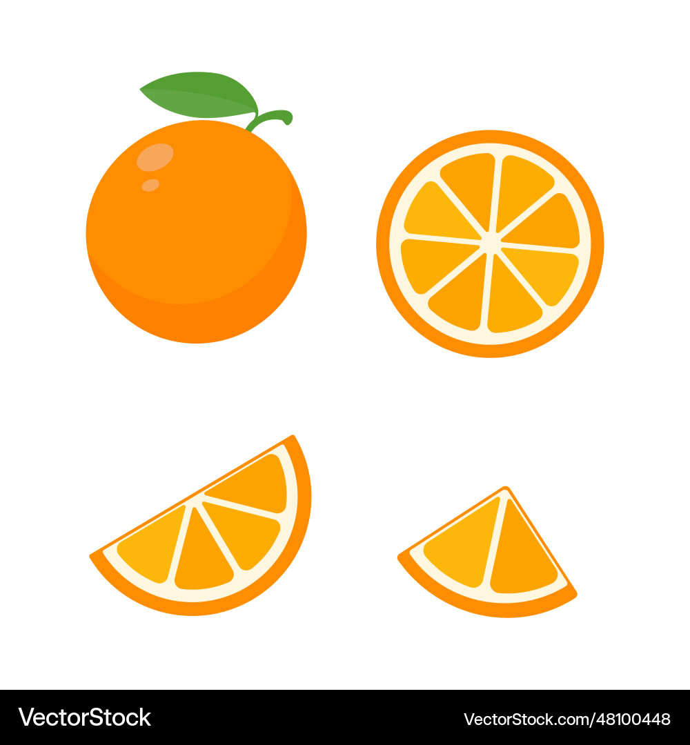 Süße orange Frucht hohe Vitamin c Orangen Süße orange Frucht hohe Vitamin c Orangen vektorbild