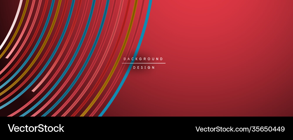 Abstract colorful lines background Vector Image