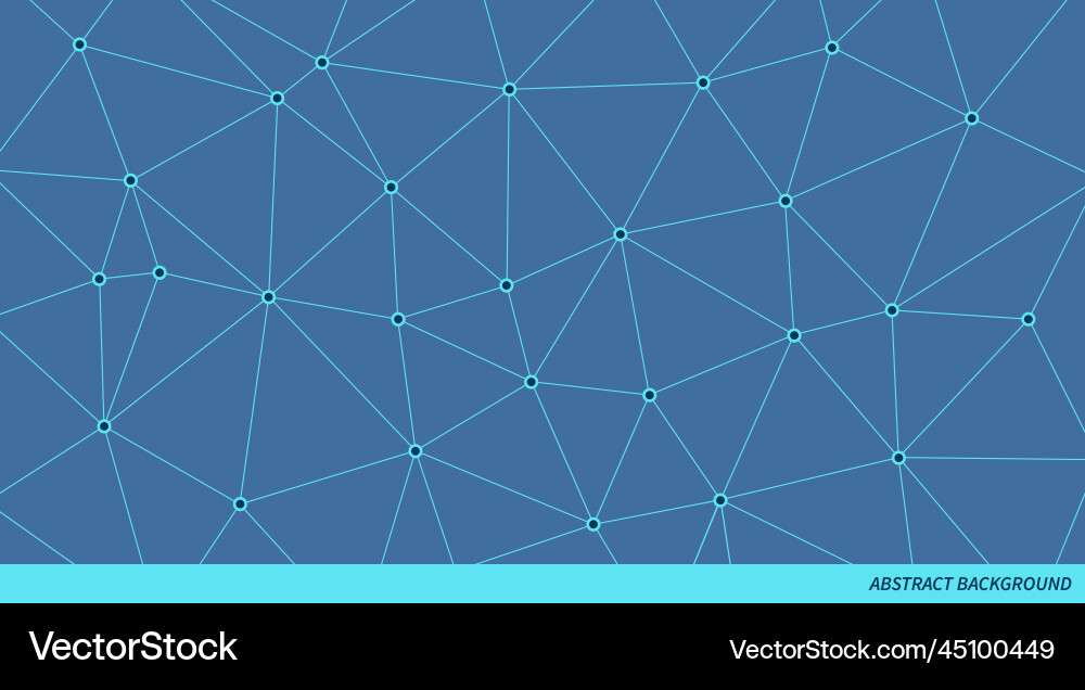 Abstract connected triangle pattern neural Abstract connected triangle pattern neural Vector Image