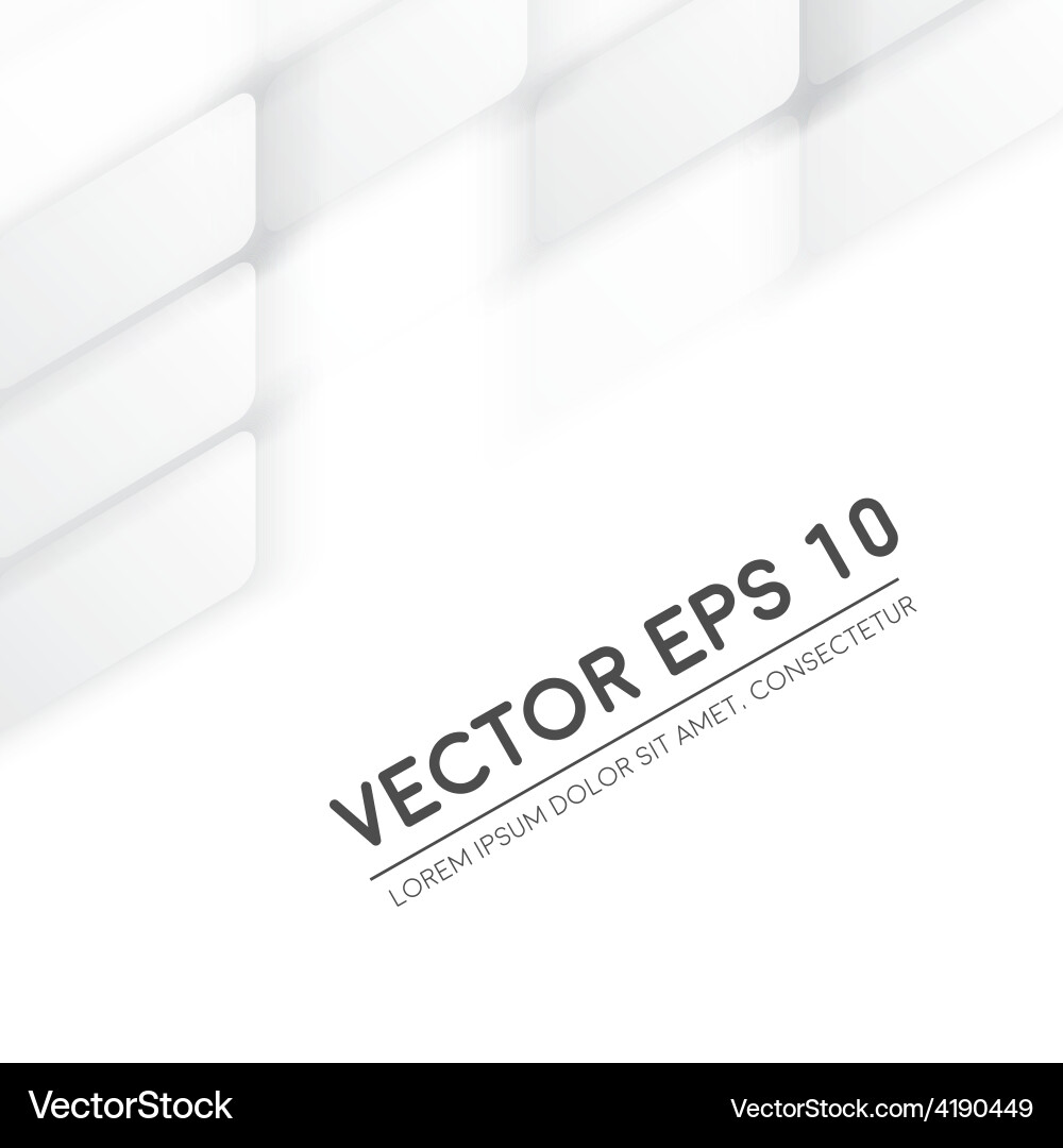 Design with on the grey vector image