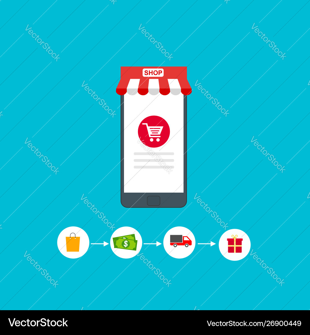 Modern flat design people and business concept Modern flat design people and business concept Vector Image