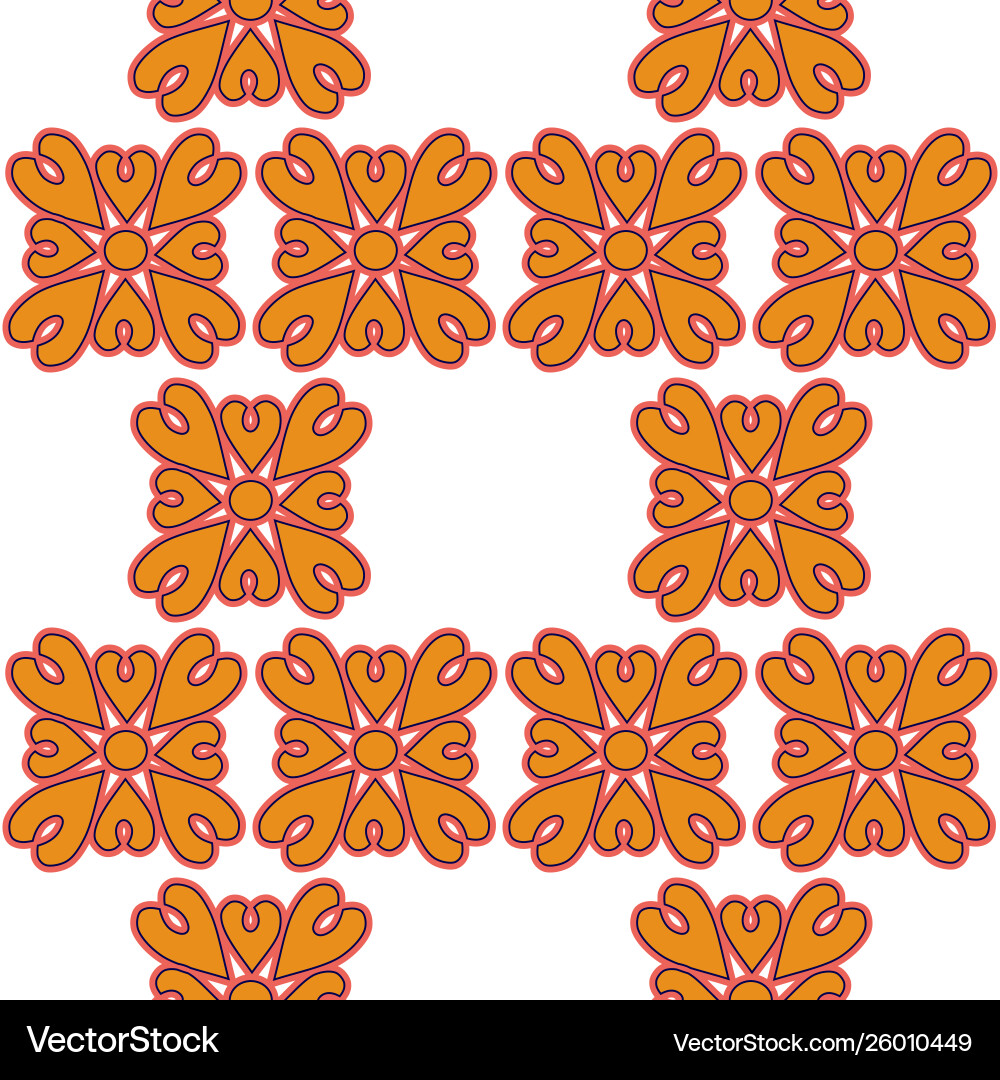 Moroccan style pattern vector image