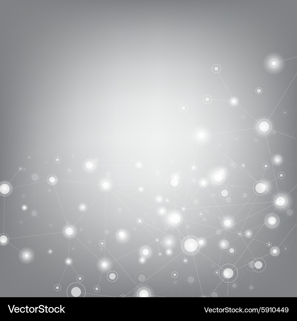Network Connection Dots Abstract vector image