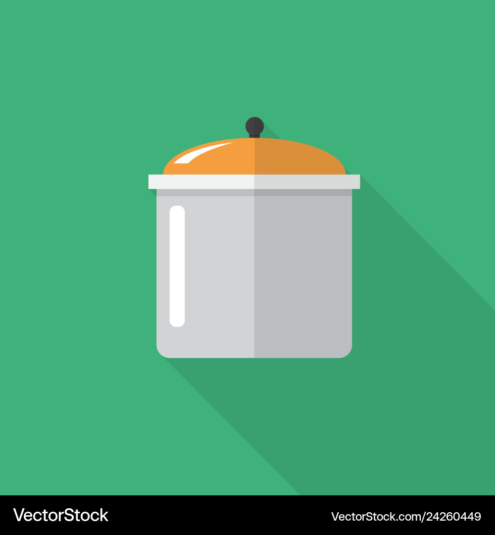 Pan icon set of great flat icons with style long Pan icon set of great flat icons with style long vector image