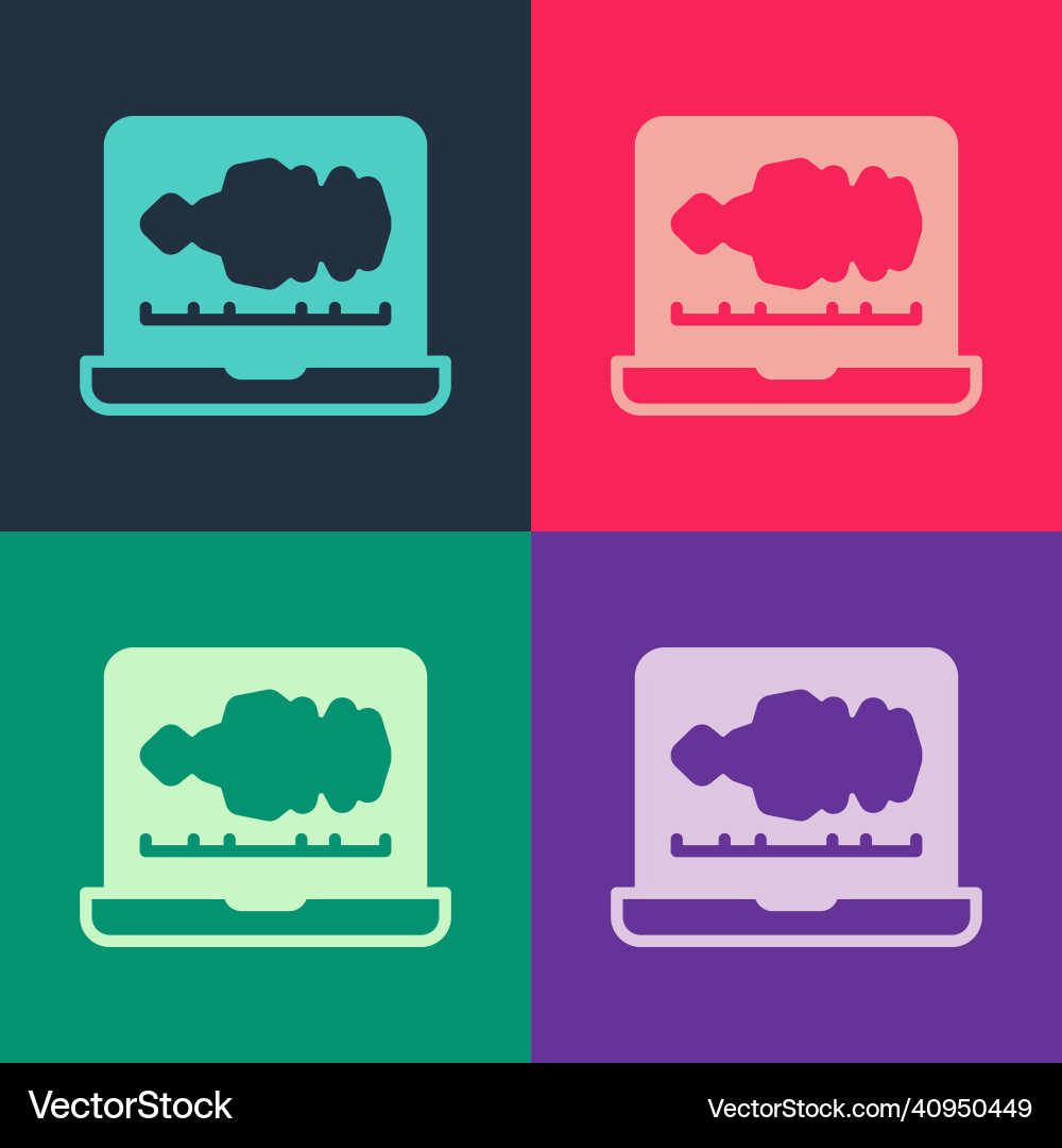 Pop art sound or audio recorder editor software Vector Image