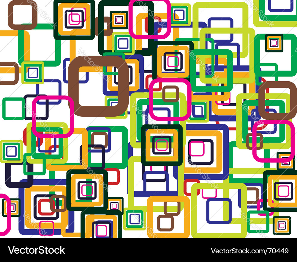 Rectangle background vector image