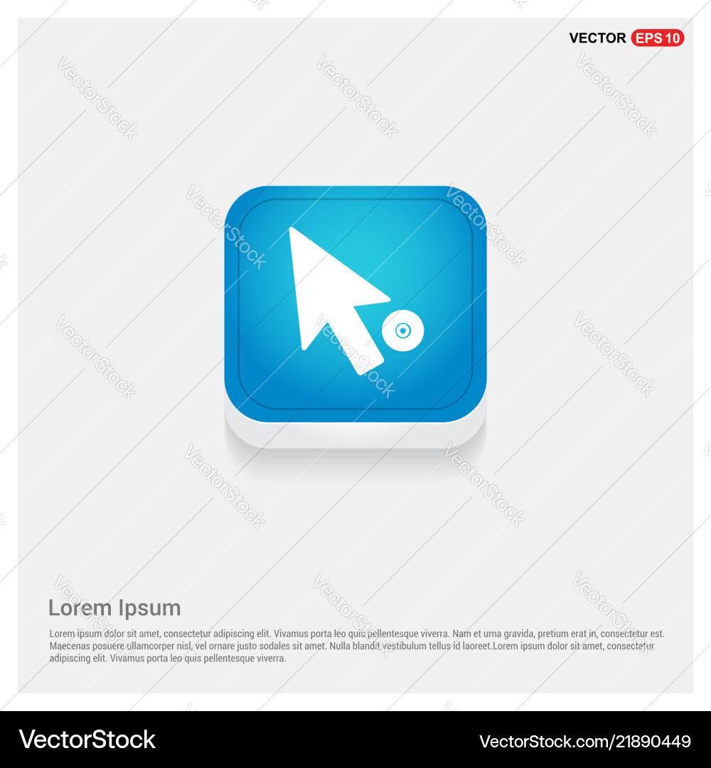 Text cursor icon vector image