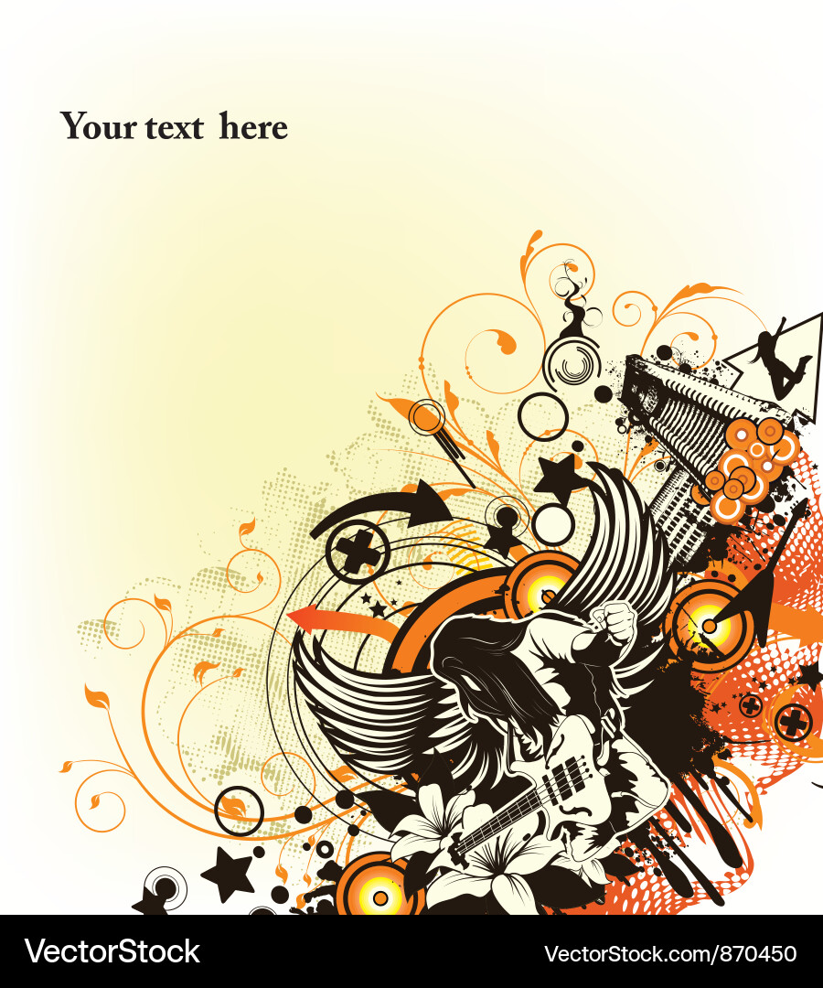 Concert poster vector image