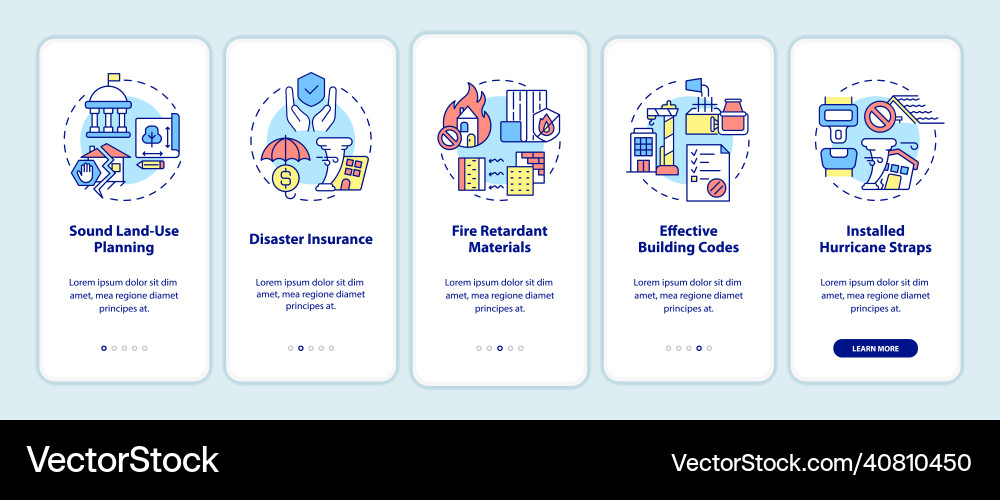 Disaster mitigation involves onboarding mobile Vector Image