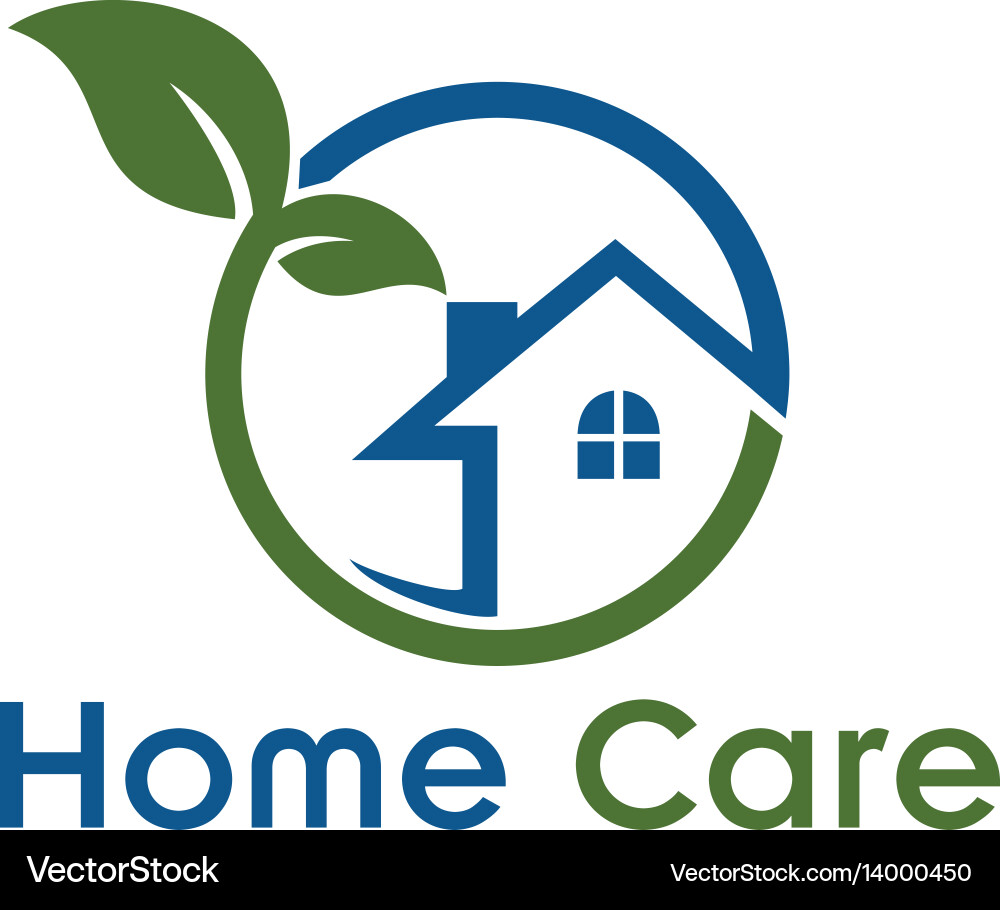 Home Care Logo - Caring & Protective Vector Image