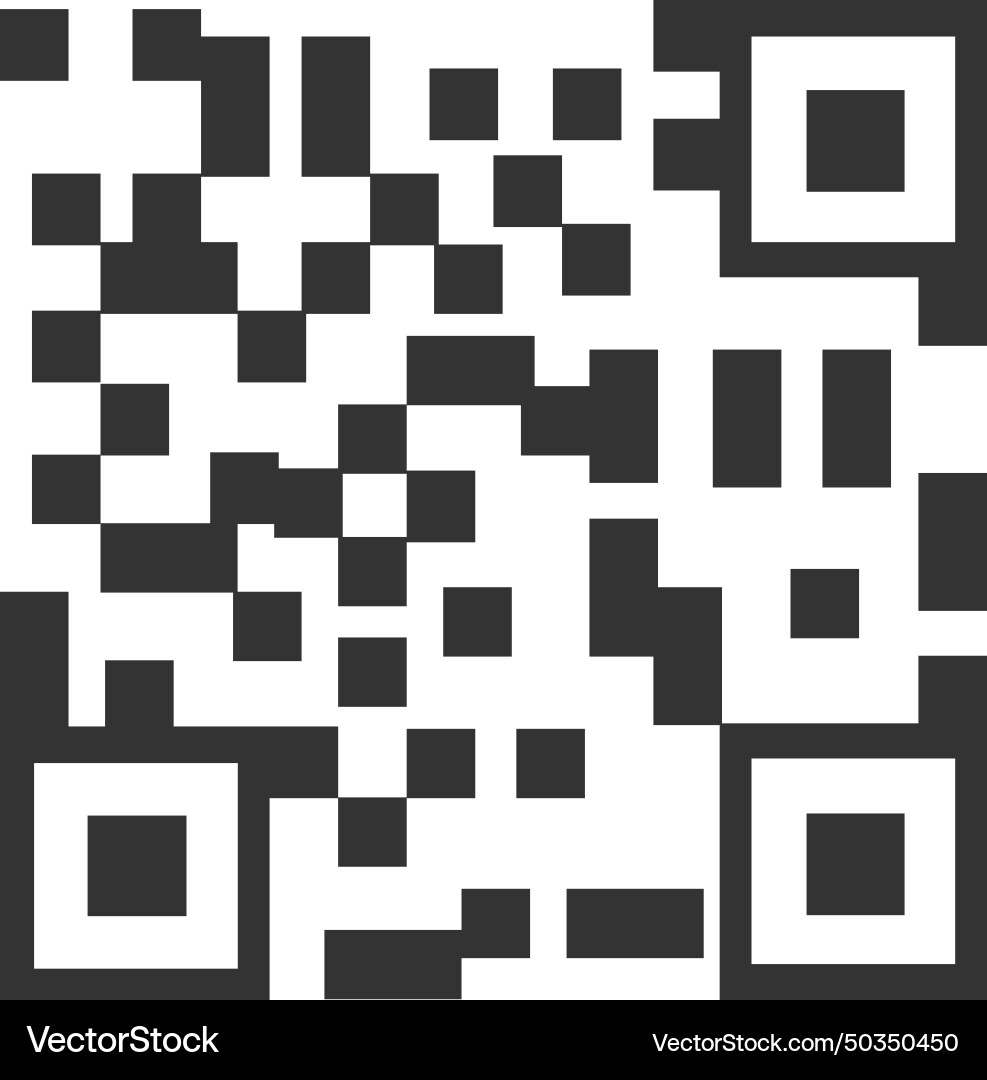 Qr scan code Vector Image