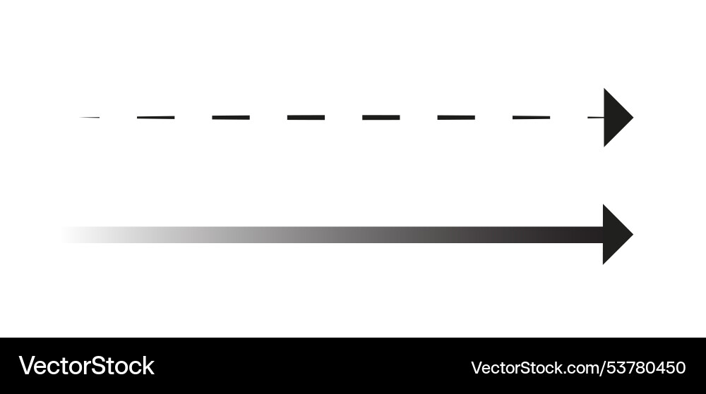 Set of arrows pack pointers minimalist vector image