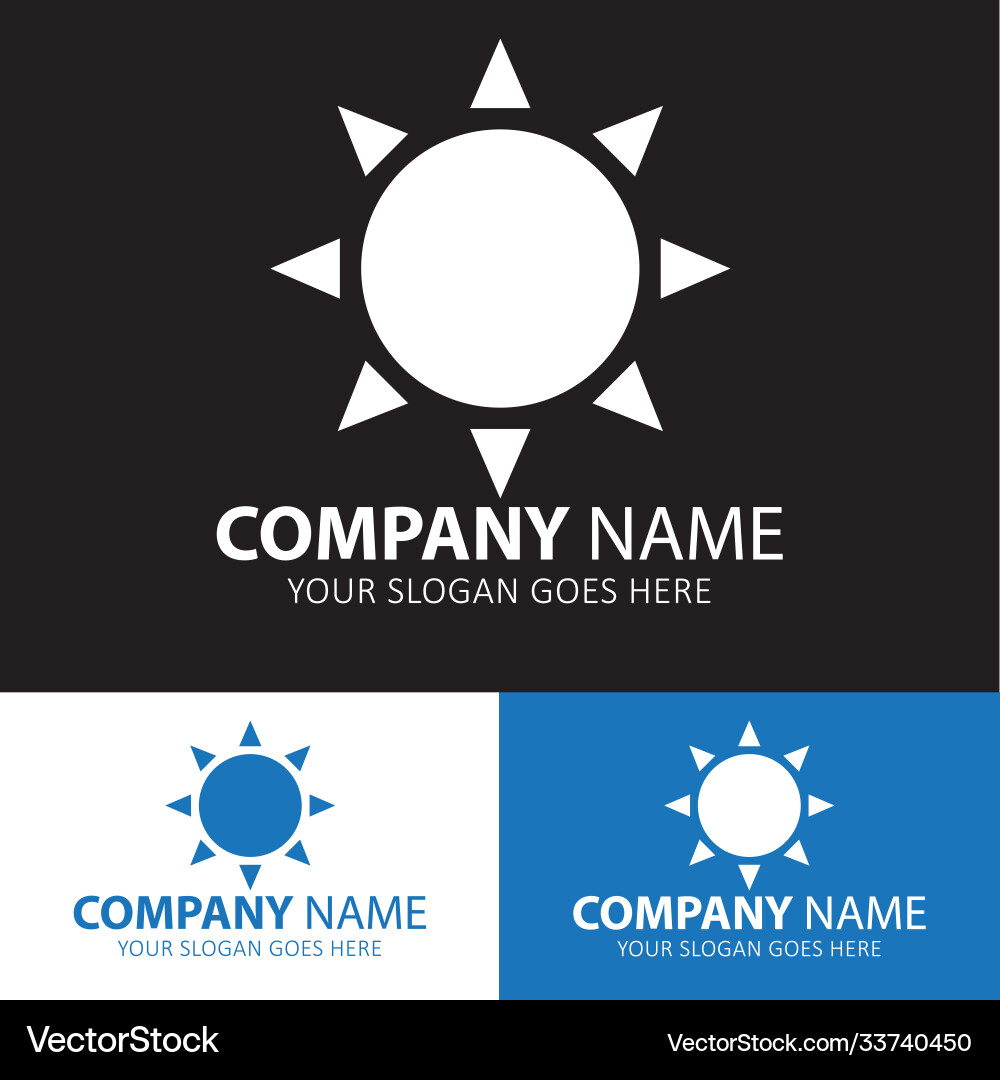 Sun icon for web and mobile Vector Image