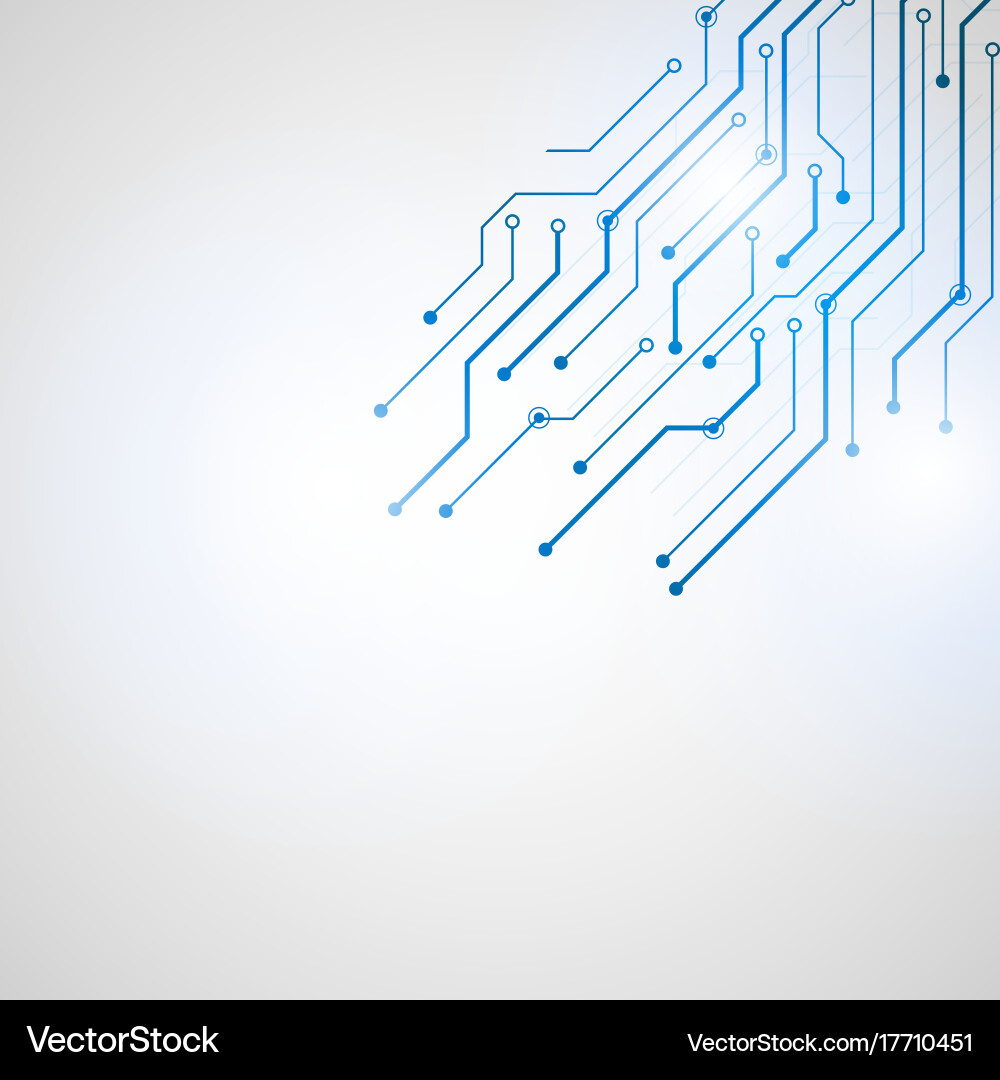 Abstract technological background structure Vector Image