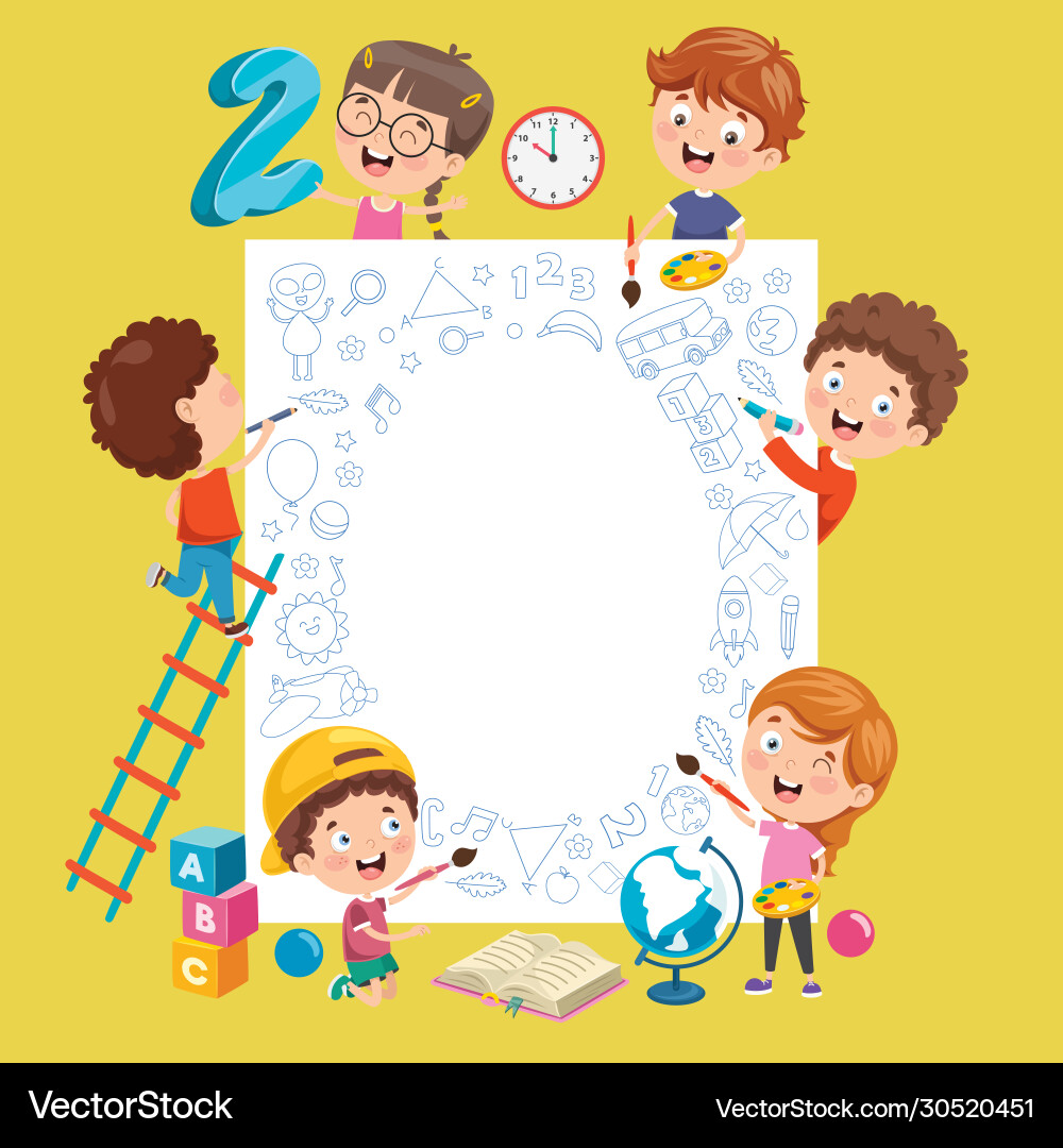 Frame with copy space Vector Image