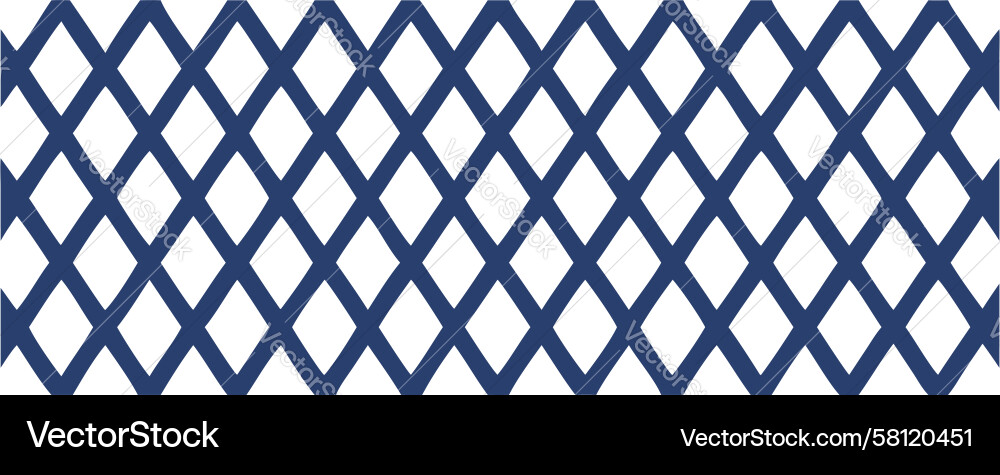 Interlocking Diamond Grid Pattern Vector Image