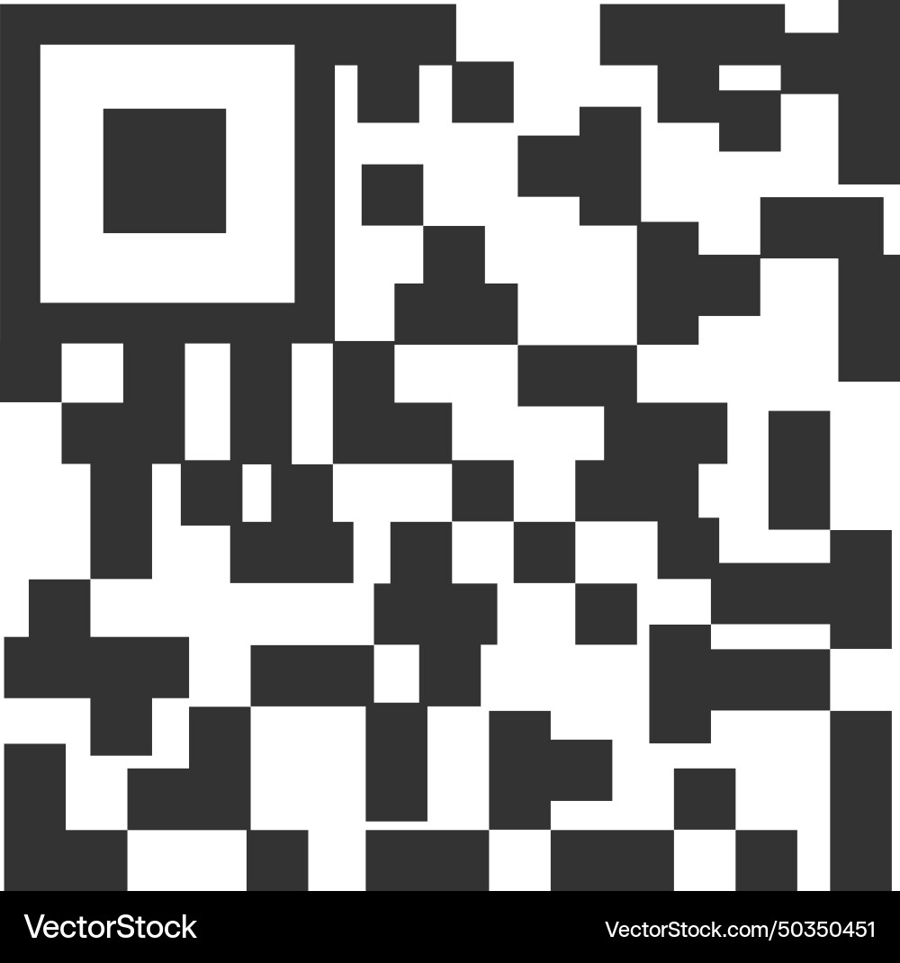 Qr scan code Vector Image