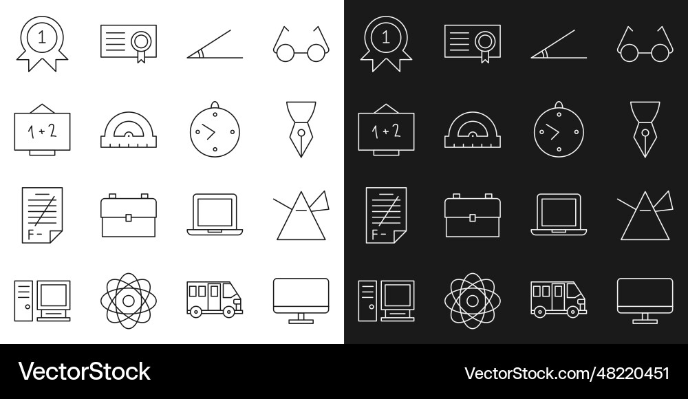 Set line computer monitor screen light rays Set line computer monitor screen light rays vector image