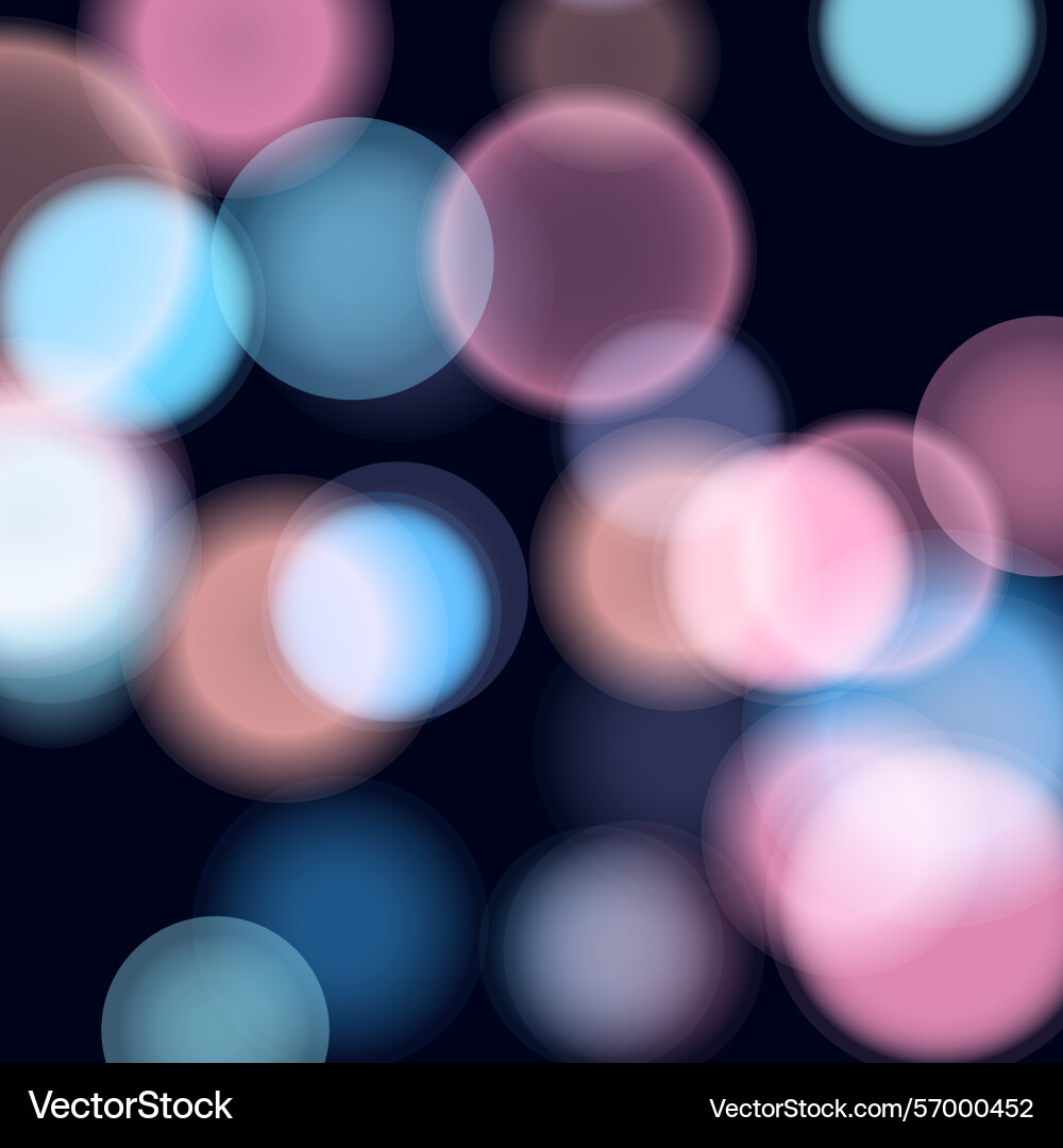 Abstract color shining bokeh isolated Abstract color shining bokeh isolated vector image