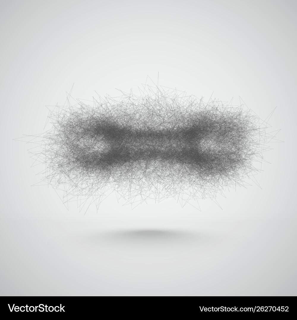 Dynamic Mesh Burst Vector Image