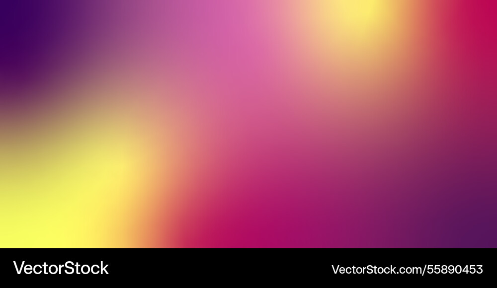 Abstract colorful gradient background with vibrant Vector Image