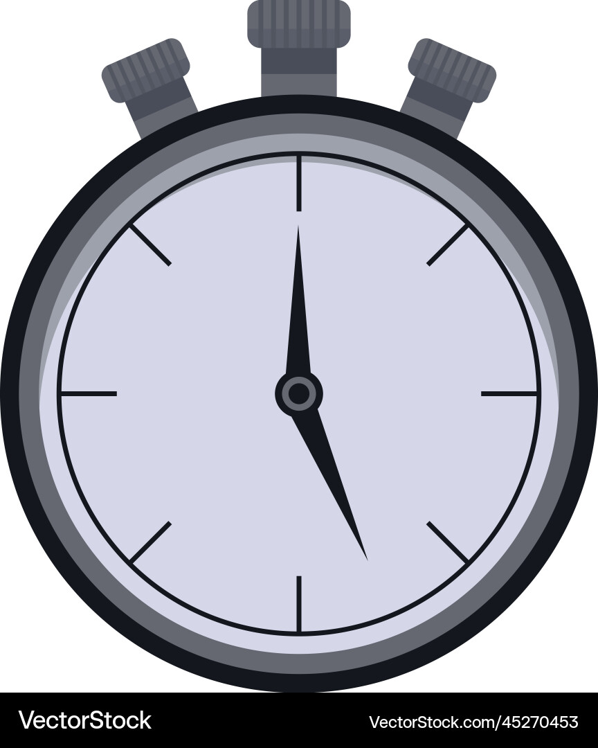 Chronometer timer counter vector image