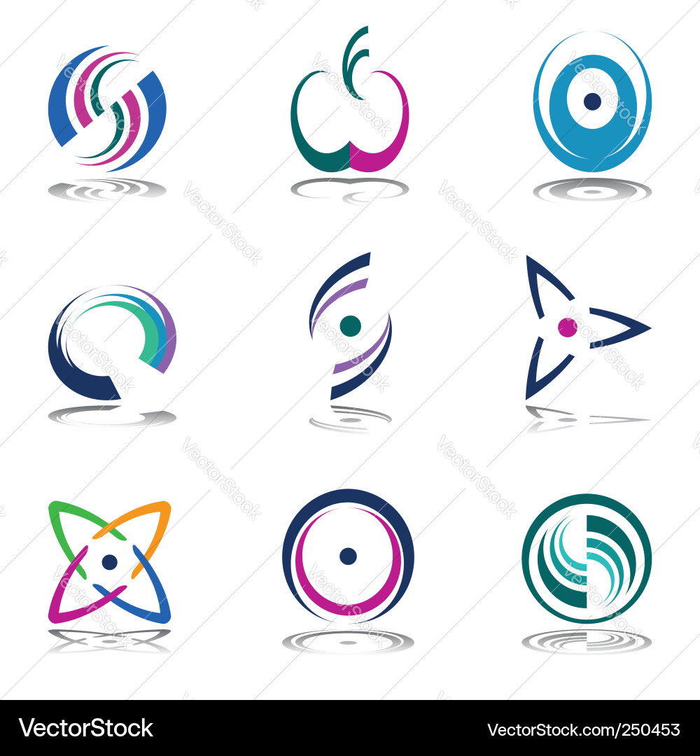Dynamic Shape Collection vector image