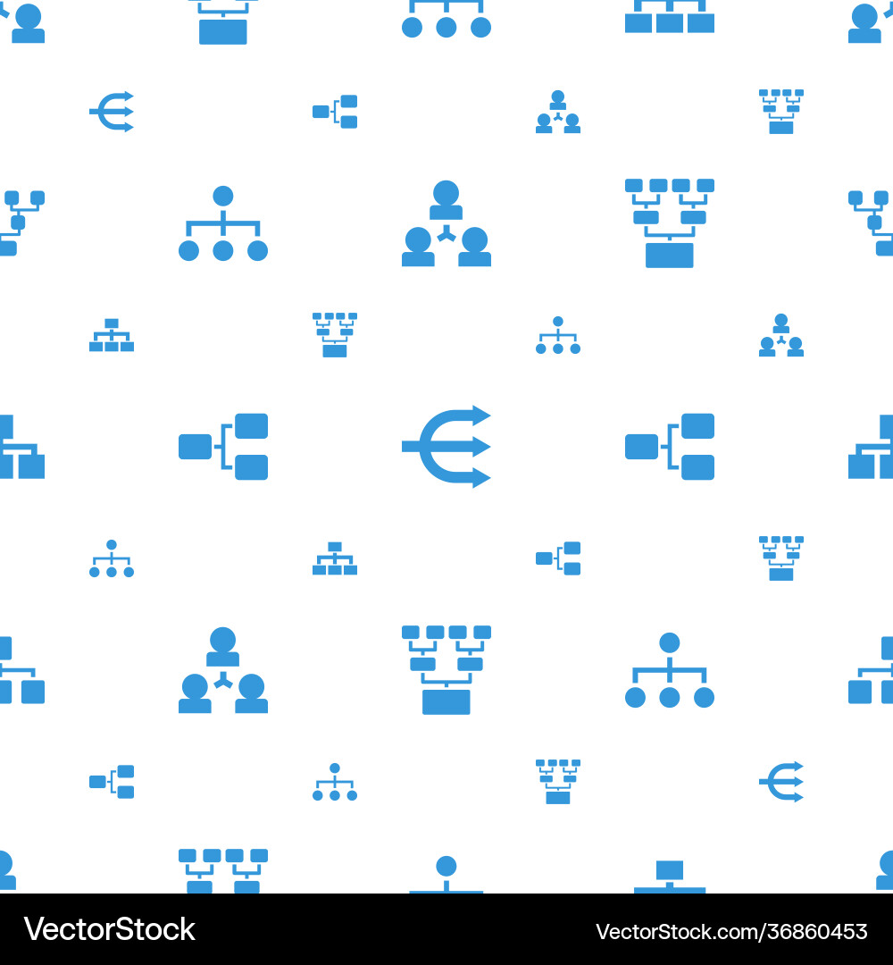 Hierarchy icons pattern seamless white background Hierarchy icons pattern seamless white background vector image