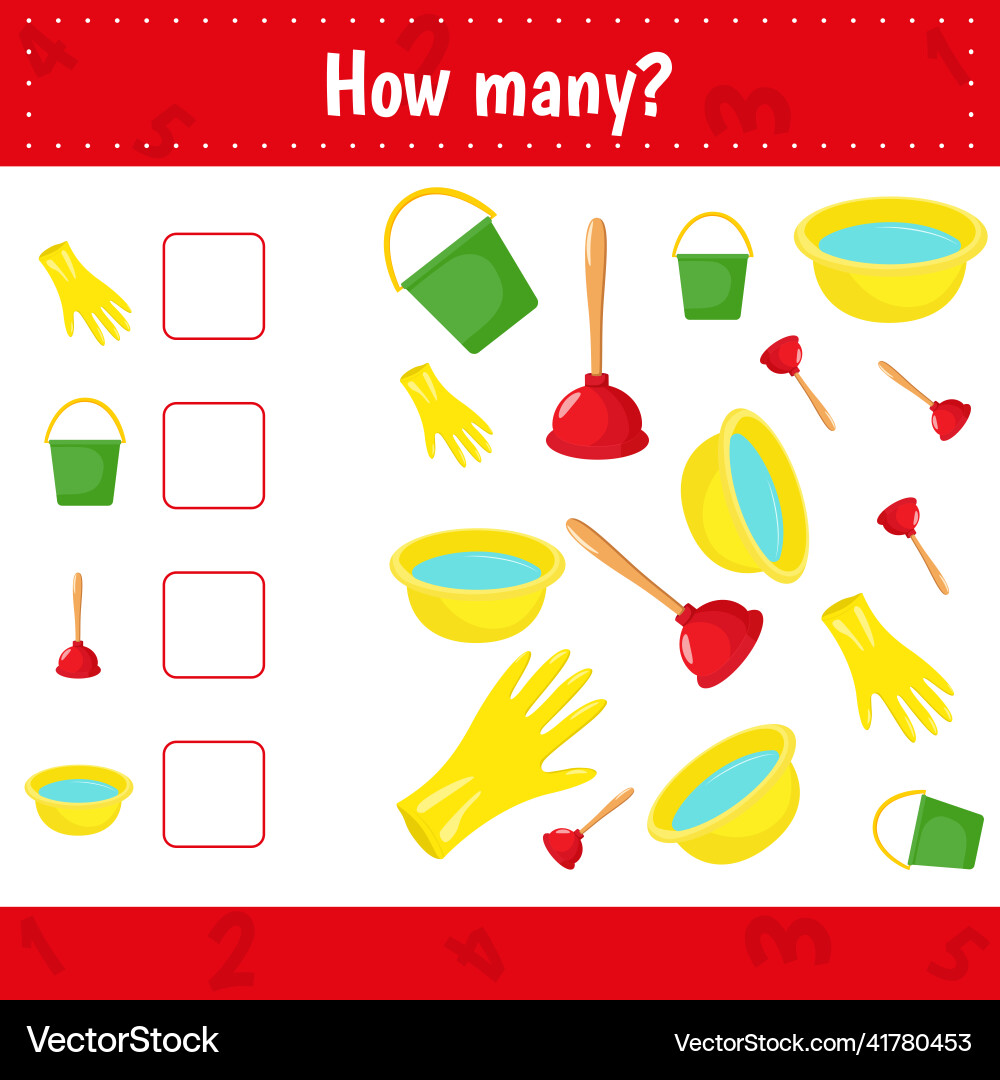 How many objects Vector Image