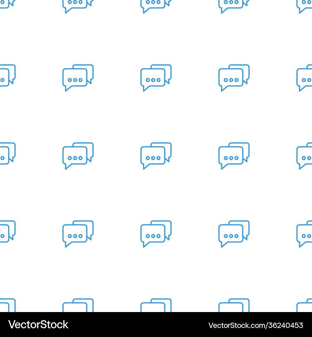 Message icon pattern seamless white background Vector Image