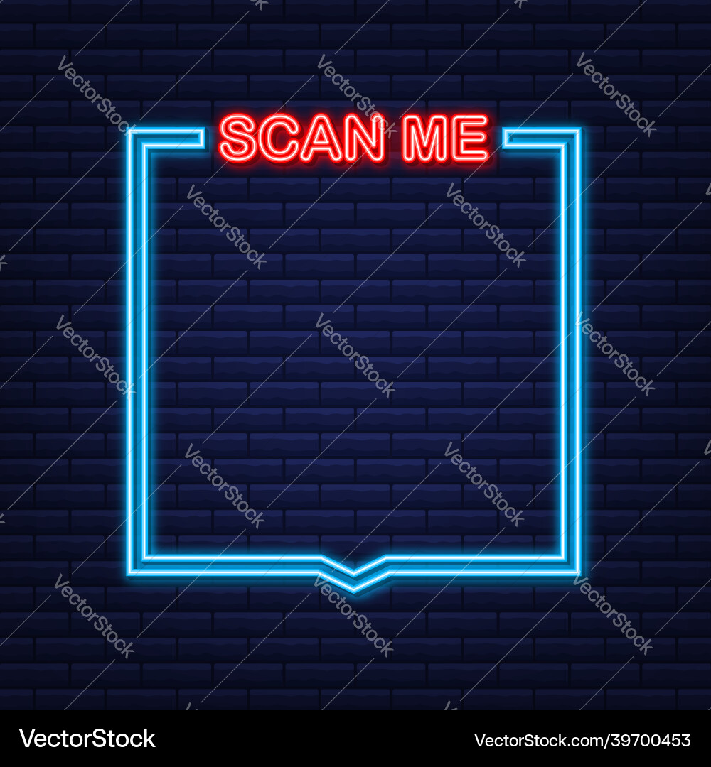 Qr code for mobile app payment and phone scan me Vector Image