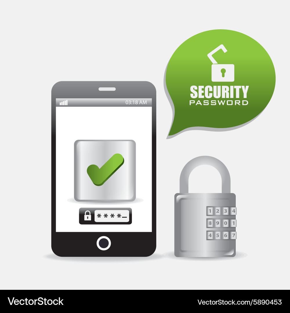 Security system design Vector Image