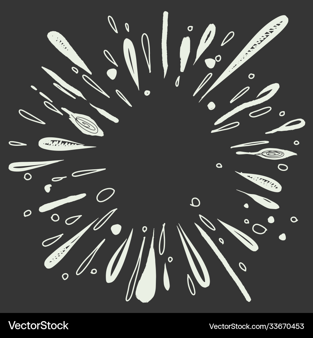 Wasserexplosion oder Stern platzen doodle sunburst Wasserexplosion oder Stern platzen doodle sunburst vektorbild