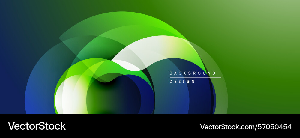Abstract design features overlapping circles Abstract design features overlapping circles Vector Image