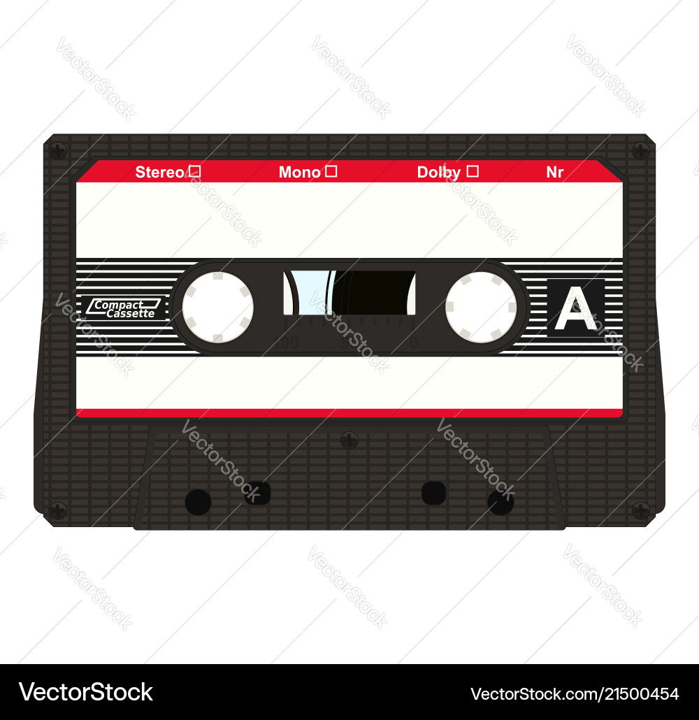 Audio tape Audio tape vector image
