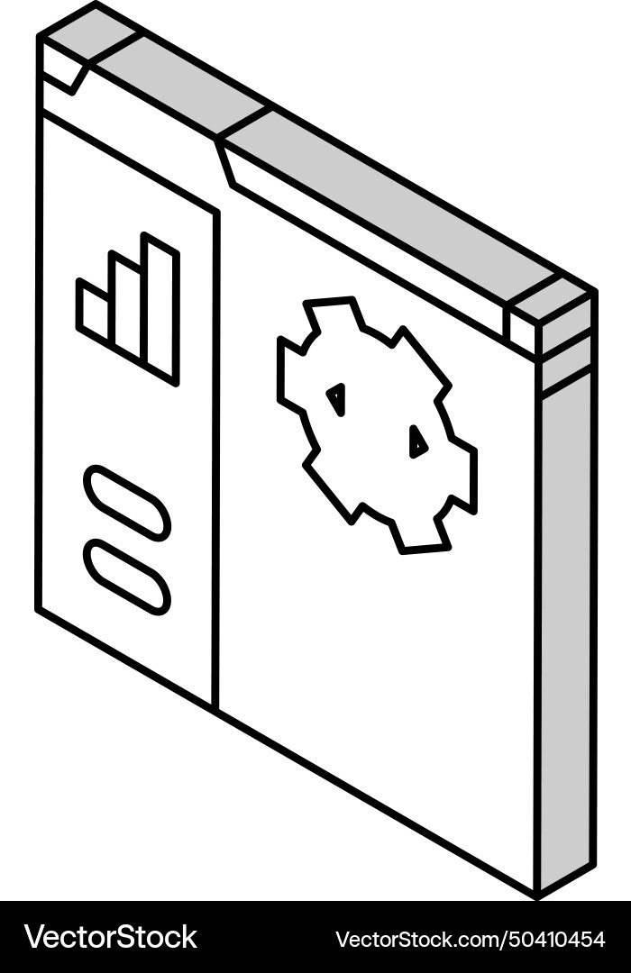 Code optimization analyst isometric icon Vector Image