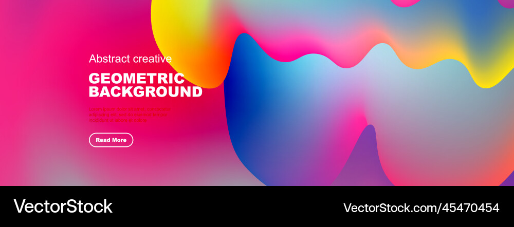 Dynamic liquid waves abstract background Vector Image