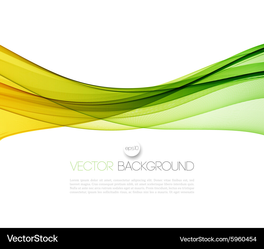 Glatte Wellenstromleitung abstraktes Header Layout vektorbild