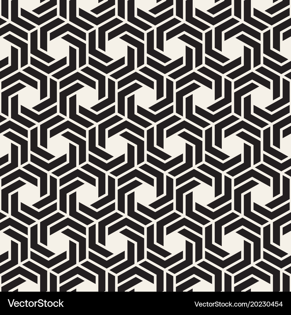 Hexagonal Abstract Pattern Vector Image