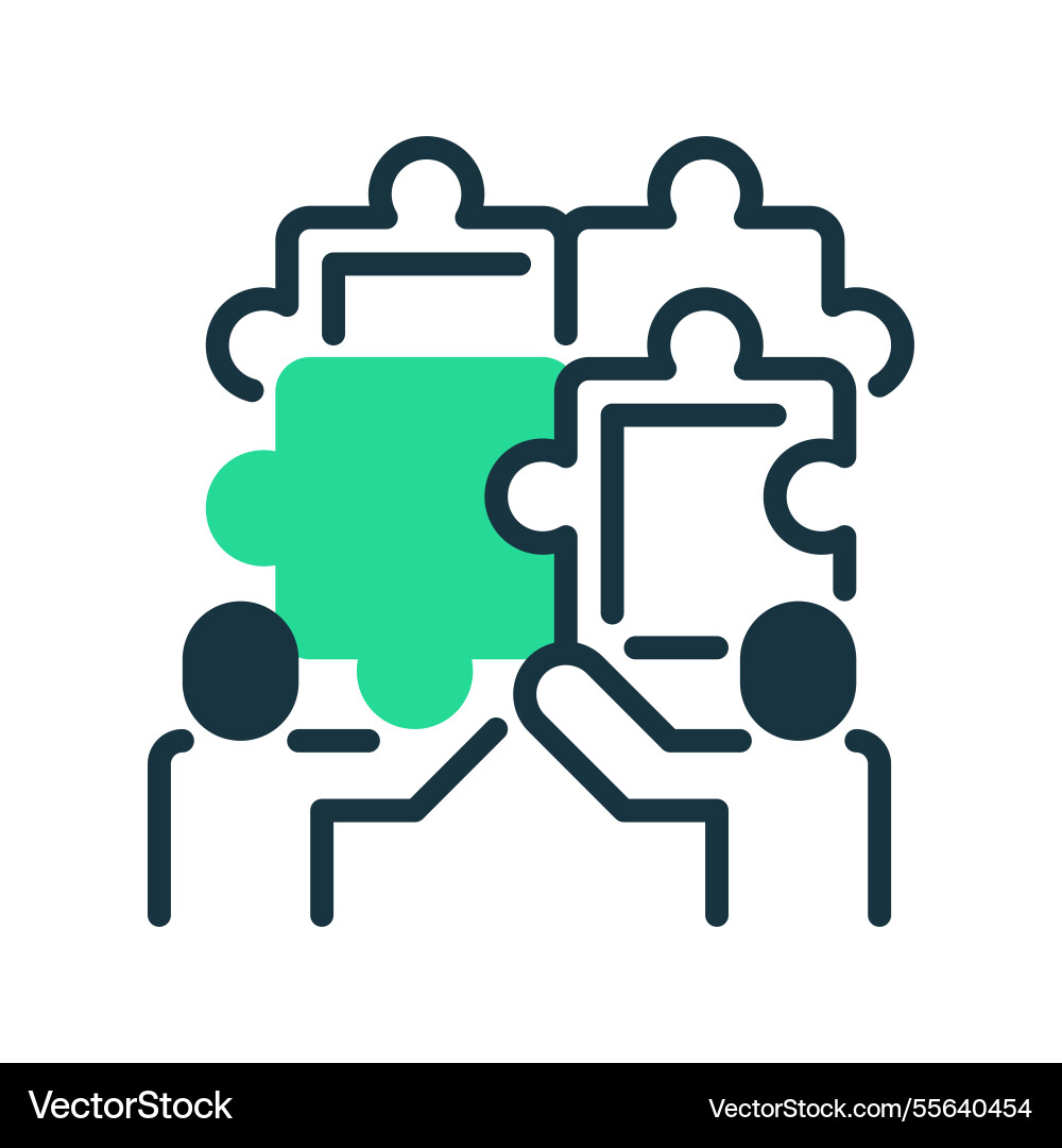 Problem solving line icon universal creative vector image