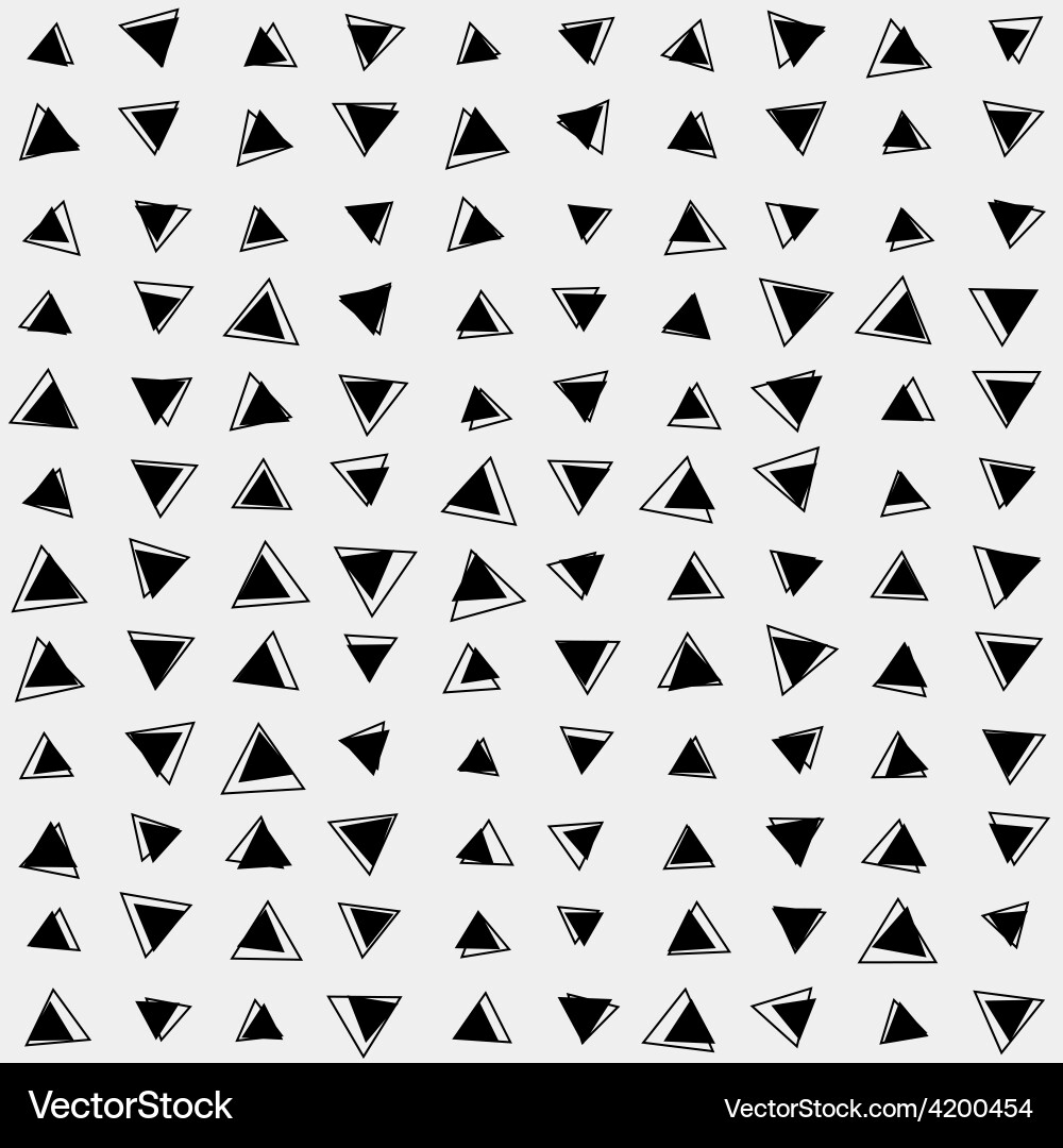 Retro Triangle Pattern vector image