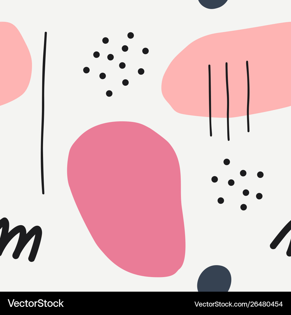 Seamless pattern with cut out elements Seamless pattern with cut out elements vector image